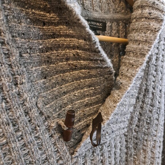 COPY - Banana Republic Men's Standard Fit Chunky Textured Wool Blend Cowl Neck … - Picture 5 of 15